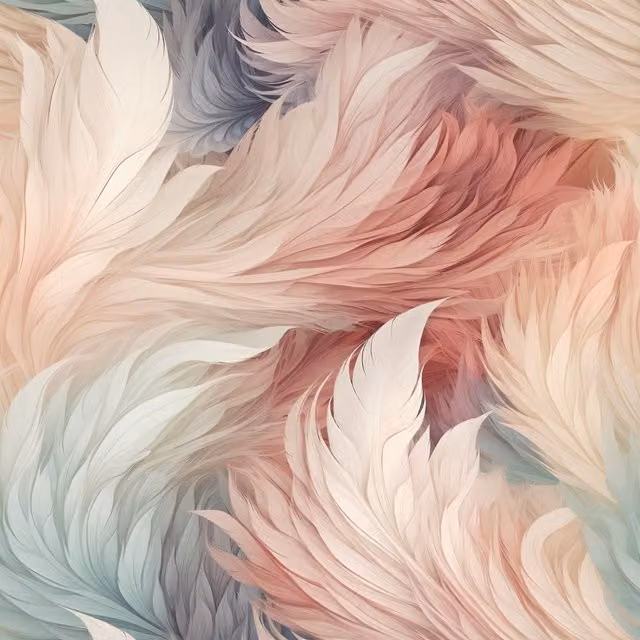 Muriva Plume Multicolour Abstract Nature Wallpaper Roll