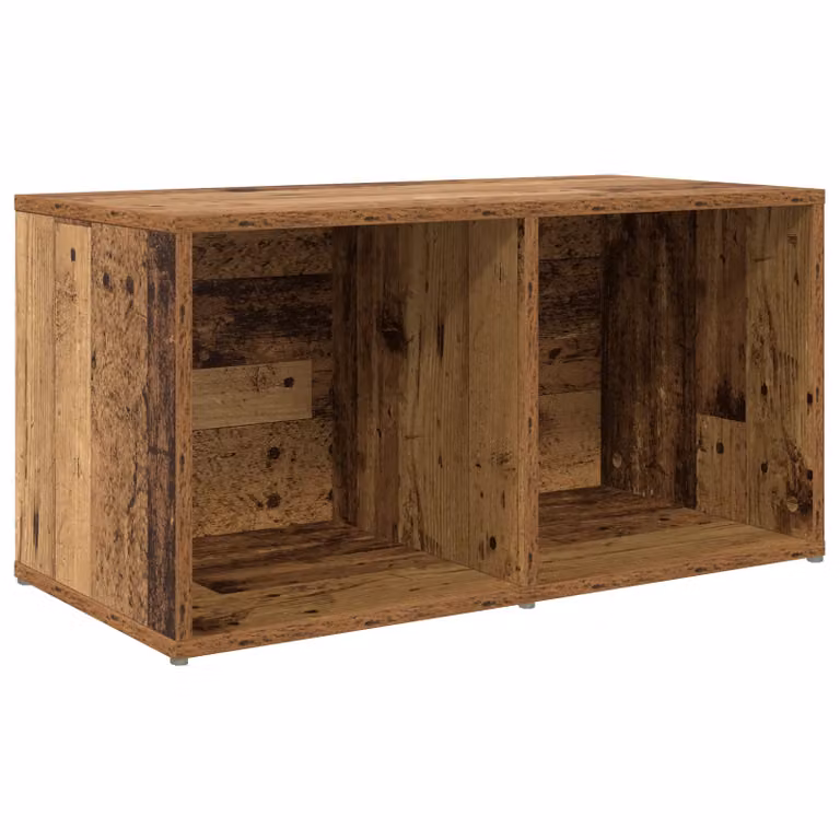 Berkfield Home TV Cabinet with Storage in Brown Old Wood Engineered Wood