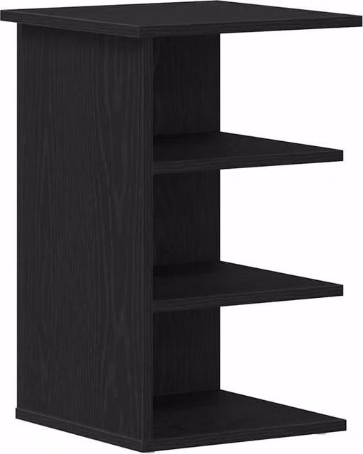 Berkfield Home Black Oak Side Cabinet, W/D/H: 35 x 35 x 55 cm