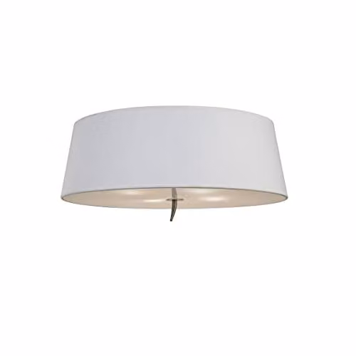 Mantra Iluminación Ninette Modern Ceiling Light in Gold and White with Brass Finish and E27 Socket