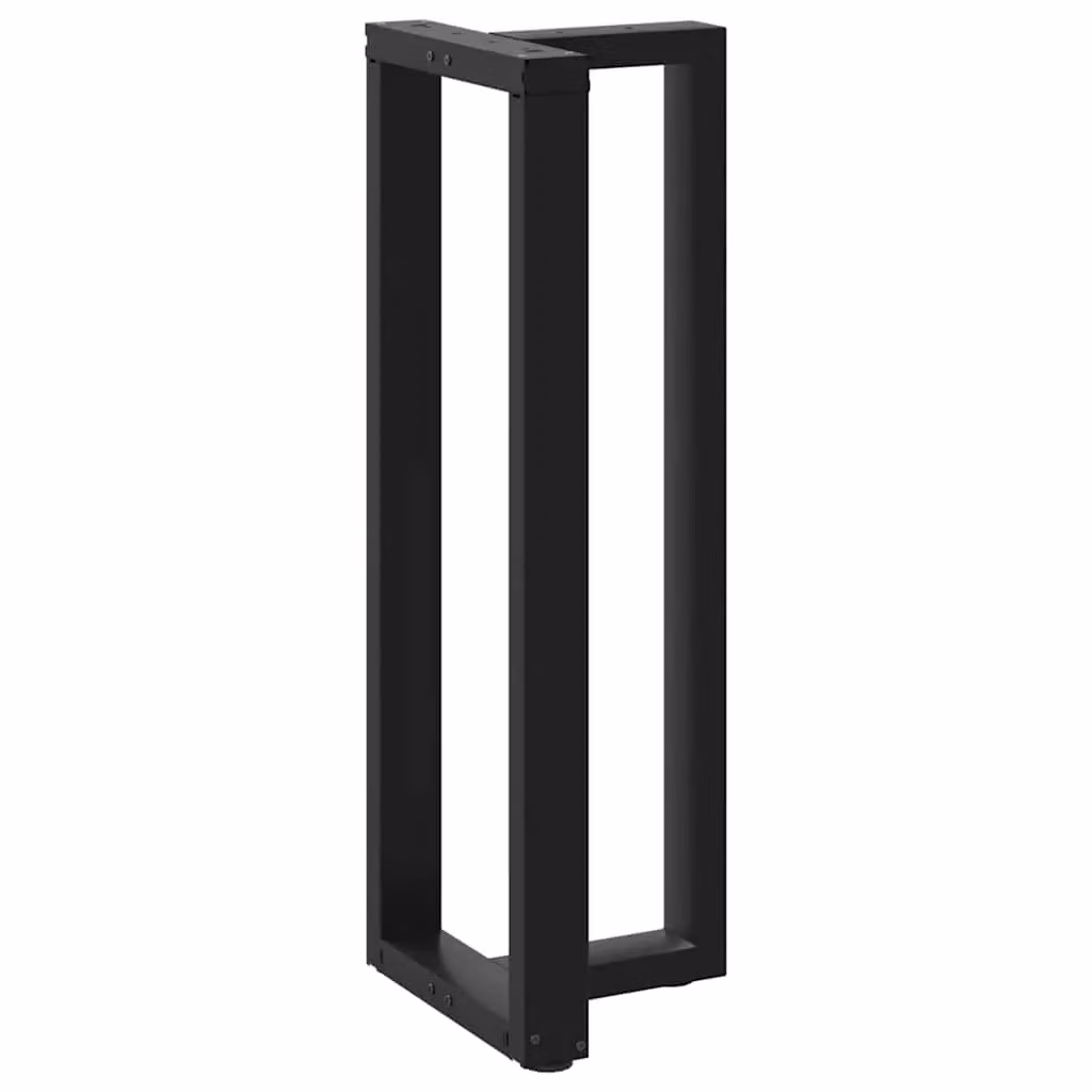 Berkfield T-Shaped Steel Bar Table Legs, 2 Pieces, Black, W: 40 cm, D: 35 cm, H: 110-111 cm – 3