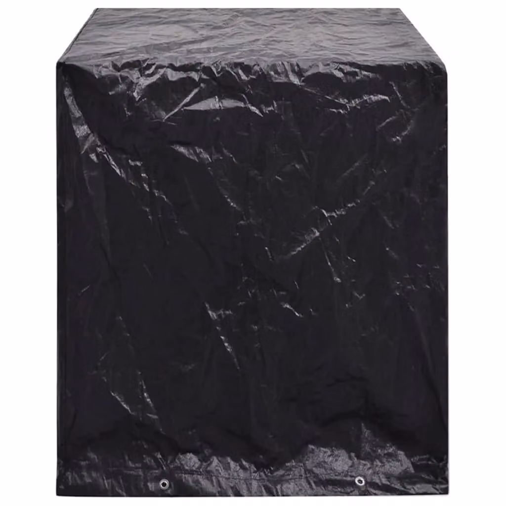 Berkfield Home 2-Piece Black Table Tennis Table Covers, W/D/H: 160 x 55 x 182 cm – 3