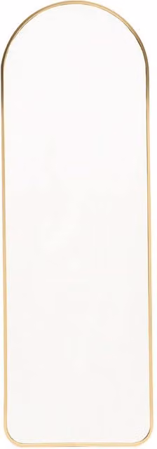 Garden Sanctuary Arch Full Length Wall Mirror in Gold