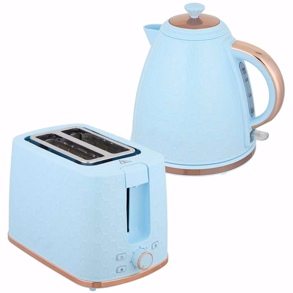 STILVORA Blue Kettle and 2 Slice Toaster Set – 2