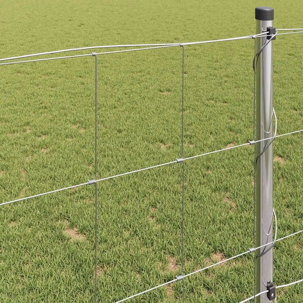 Berkfield Home Field Fence Galvanised Steel in Silver – 2