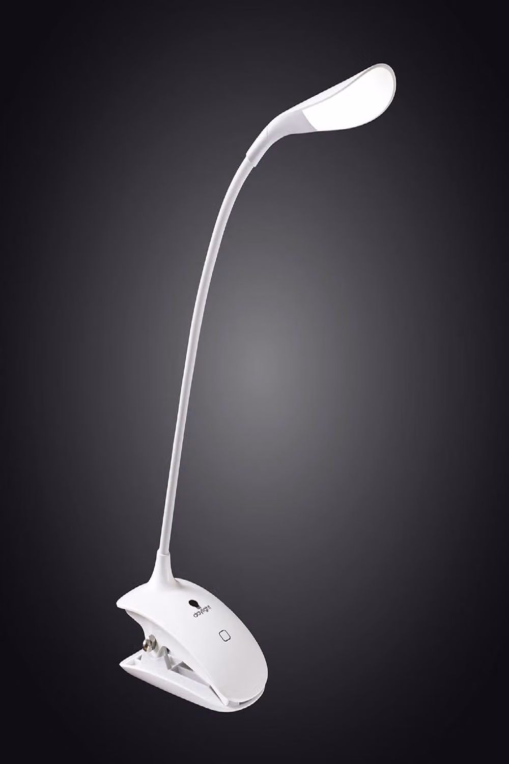 Daylight Company Smart Clip-on LED Lamp, White, W/D/H: 12.0 x 35.0 x 5.6 cm – 5