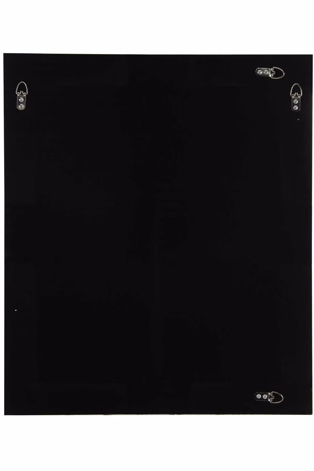 MirrorOutlet Antique Rectangular Glass Wall Mirror in Silver or Black, W: 68 cm, H: 58 cm – 5