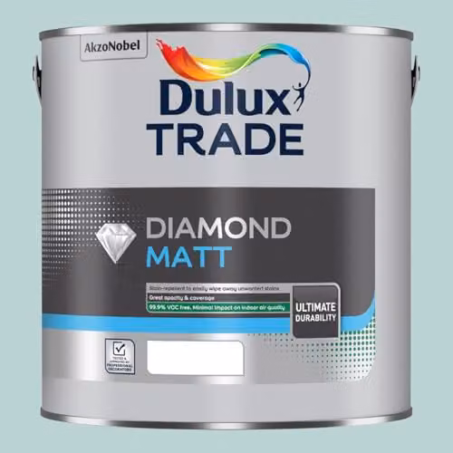 Dulux Trade Diamond Matt Paint in Mint Macaroon, 2.5 l