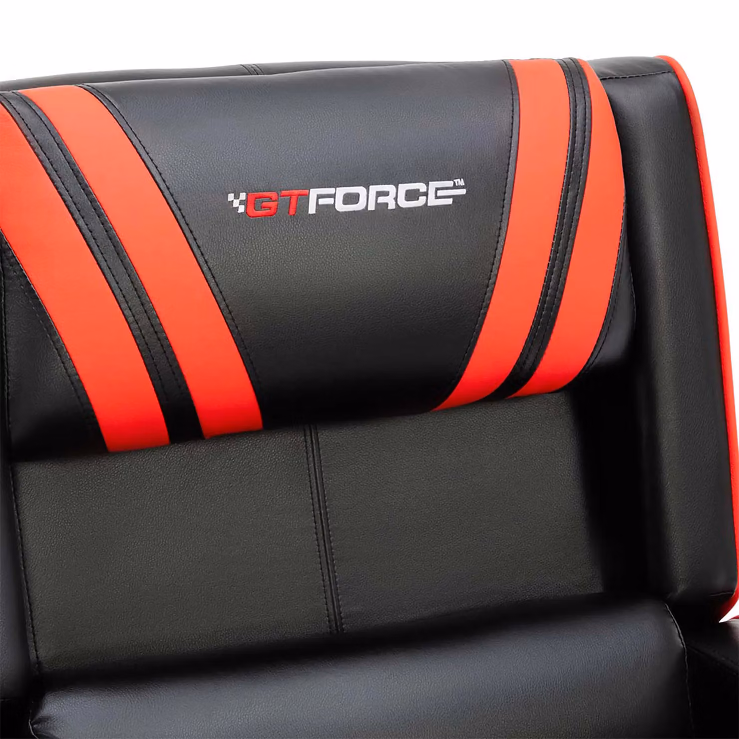 GTForce Ranger S Faux Leather Gaming Recliner Armchair in Red and Black – 6
