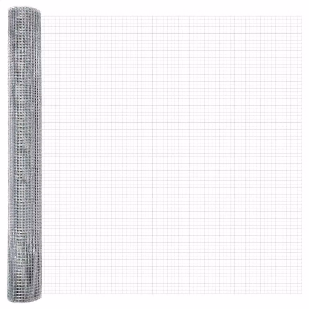 Berkfield Home Welded Wire Fence, Galvanised Steel, Silver, H: 120 cm x W: 10 m – 2