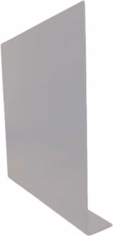 ARP Powder Coated Silver Aluminium L Profile Fascia Board, W/D/H: 175 mm x 2 mm x 3 m