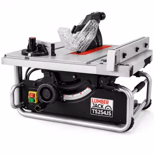 Lumberjack Red 2000W Compact Benchtop Table Saw with 254mm Blade – 1