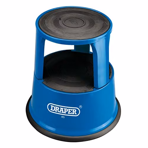 Draper Blue Metal Kickstool