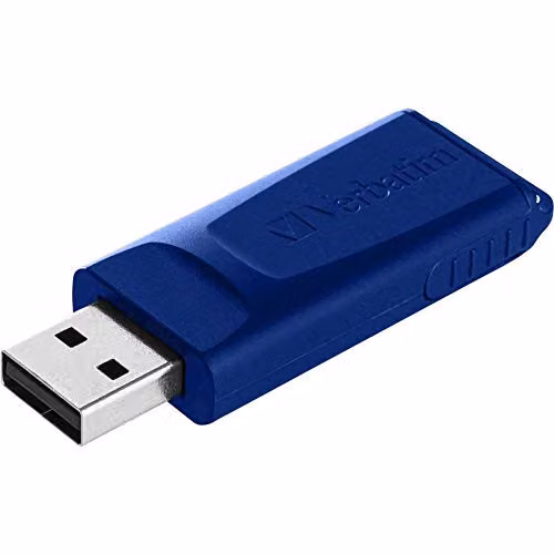 Verbatim Store n Go USB 2.0 Flash Drives, 16GB, Pack of 3 (Blue, Green, Red) – 3