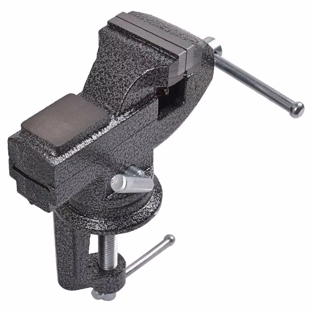 NESTLUNE 50mm Mechanic Clamp-on Universal Bench Vise in Grey, W: 1000 mm, D: 400 mm – 3