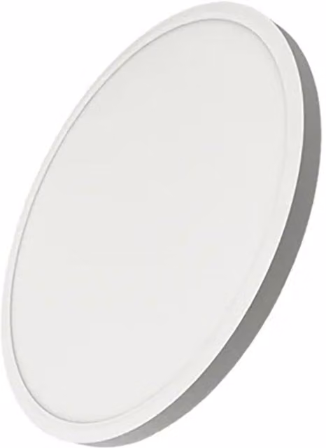Livingandhome Super Slim Round Dimmable LED Ceiling Light with Remote Control, White