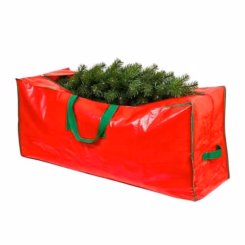 Shatchi Christmas Tree Storage Bag, Red, W/D/H: 68 x 30 x 30.5 cm – 1