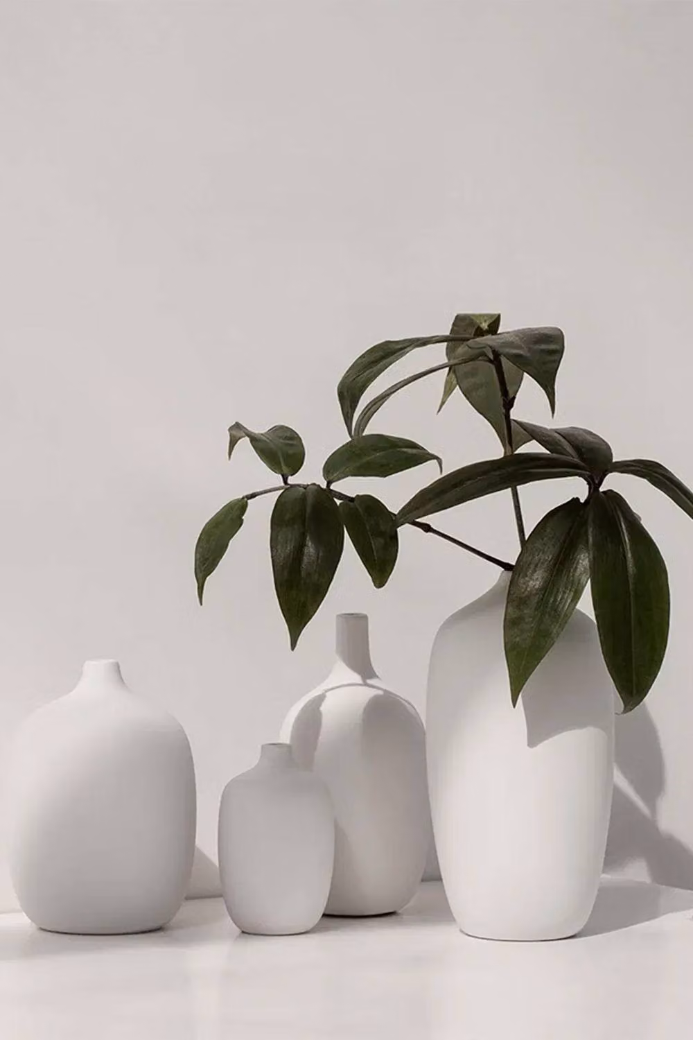 Blomus Ceola Ceramic Tabletop Vase, White, Height: 21 cm – 2