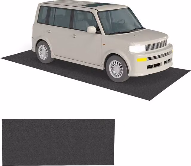 Costway Woven Plastic Parking Mat, Grey, W: 600 cm, D: 220 cm