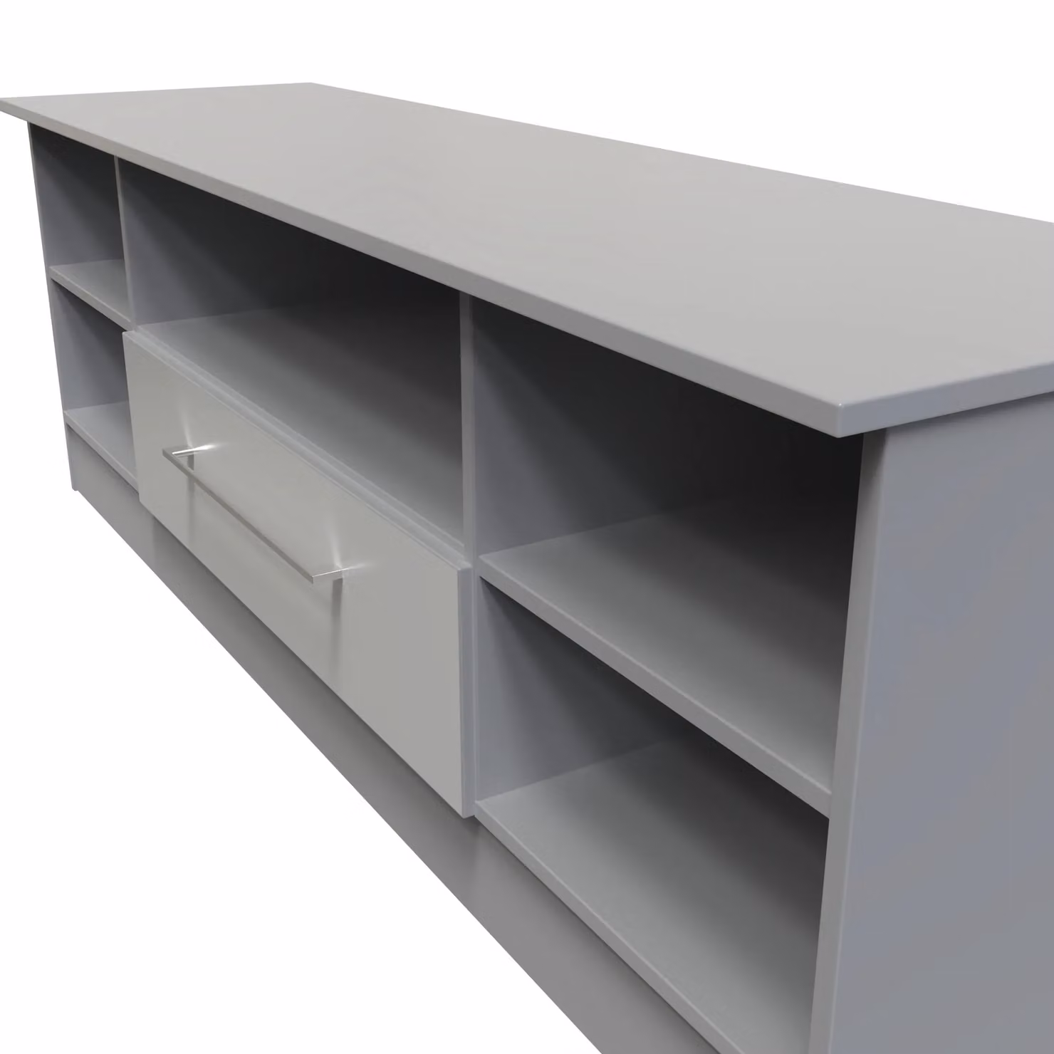 2 U Gloucester Wide 1 Drawer TV and Media Unit in Dark Grey – 3