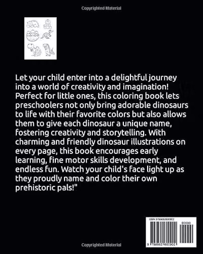 My Favorite Dinosaur Coloring Book for Children, W: 25.4 cm, H: 25.4 cm – 2