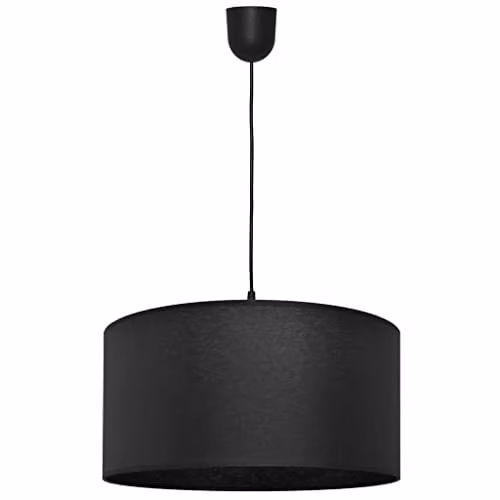 Netlighting Alba Cylindrical Pendant Ceiling Light Black, Diameter: 40 cm