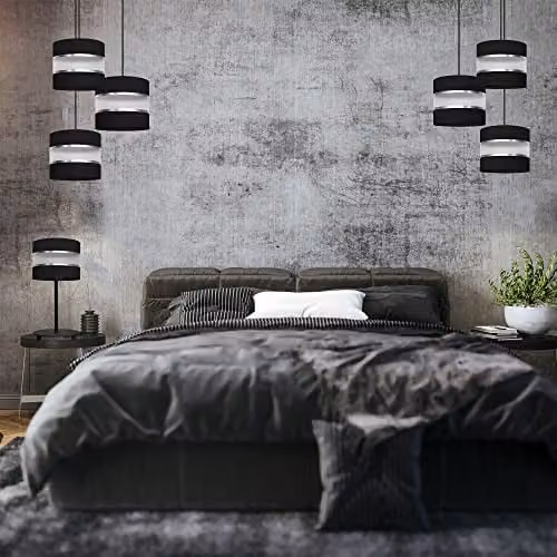 Netlighting Helen Cluster Pendant Ceiling Light in Black and Silver, Diameter: 35 cm – 2