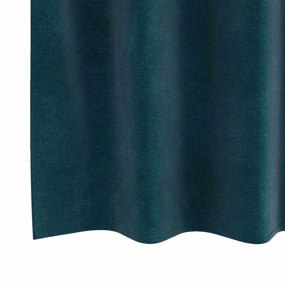 Berkfield Home Dark Green Velvet Blackout Eyelet Curtains, 2 Pack – 5