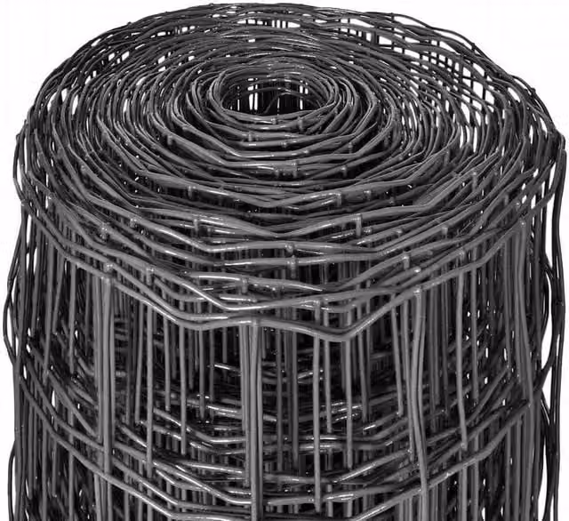 Berkfield Home Beautiful Euro Fence Steel and PVC Coated Garden Fencing, Grey, W: 10 m, H: 1.5 m