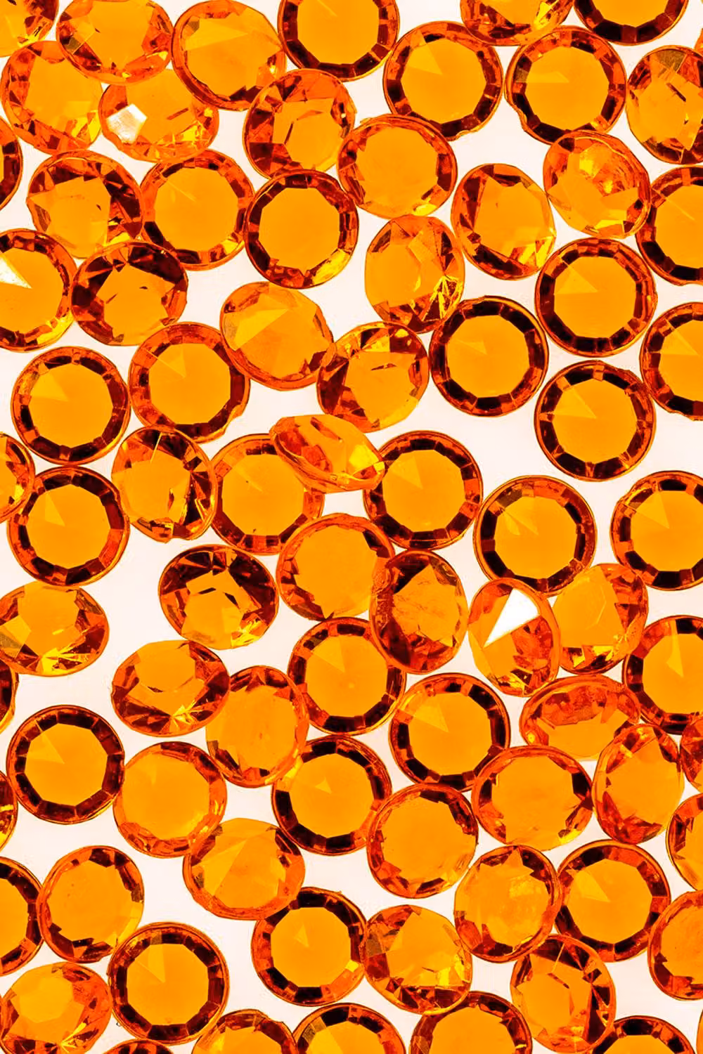 Neel Blue Orange Acrylic Rhinestone Round Table Confetti Scatters, 2000 Pieces – 3