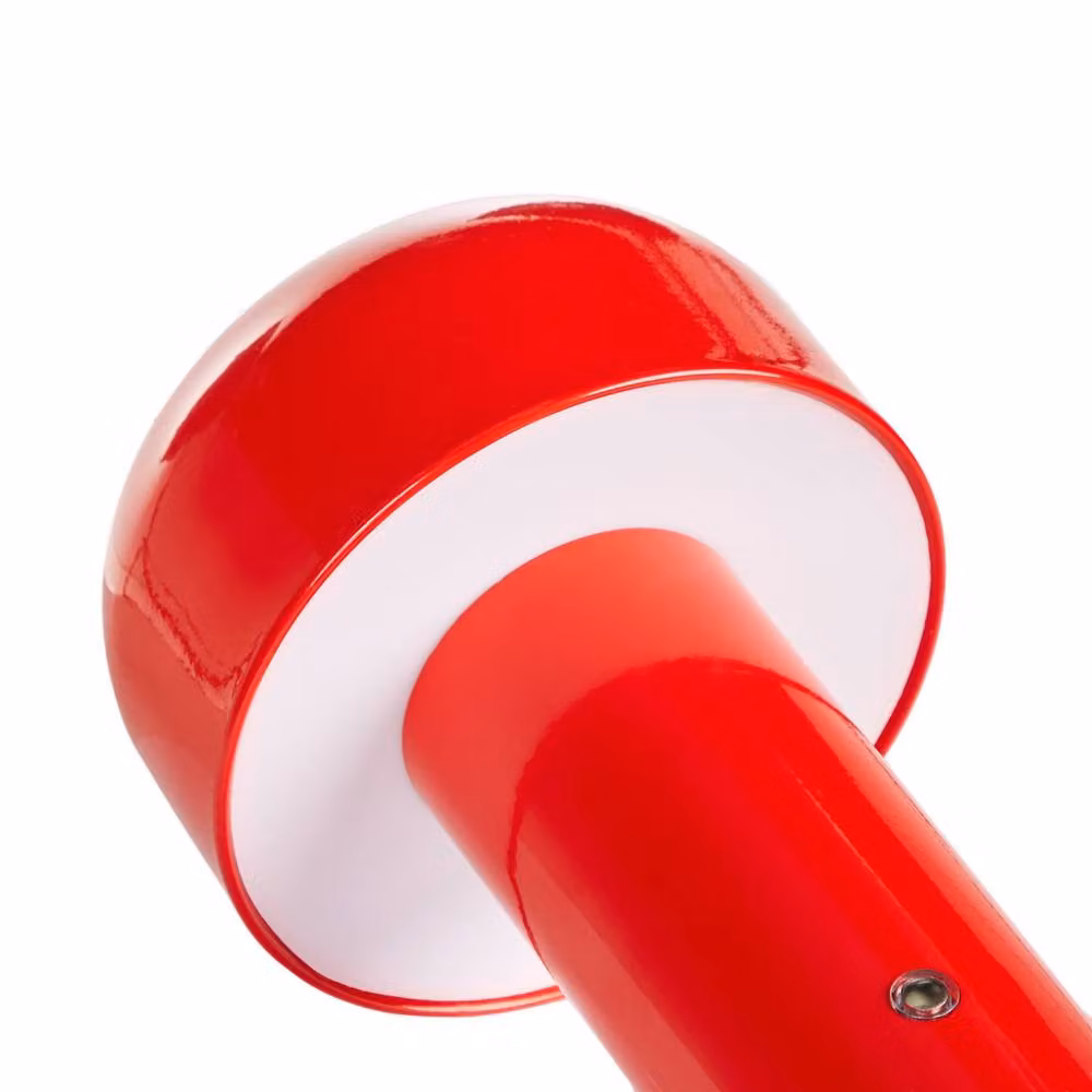 Wyld and Coco Red Wireless Table Lamp with Touch Dimmer and Rechargeable Battery – 4