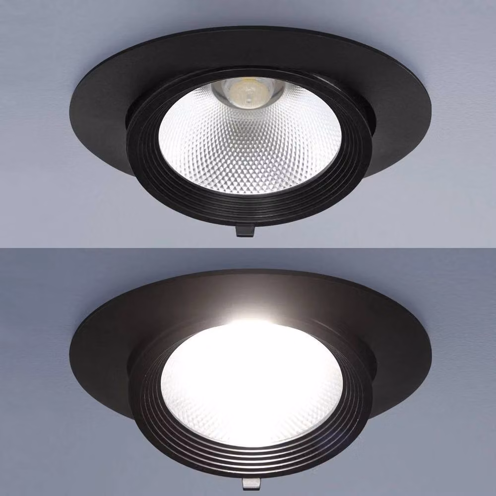 SPETLEK Adjustable Commercial LED Recessed Ceiling Downlight in Black – 2