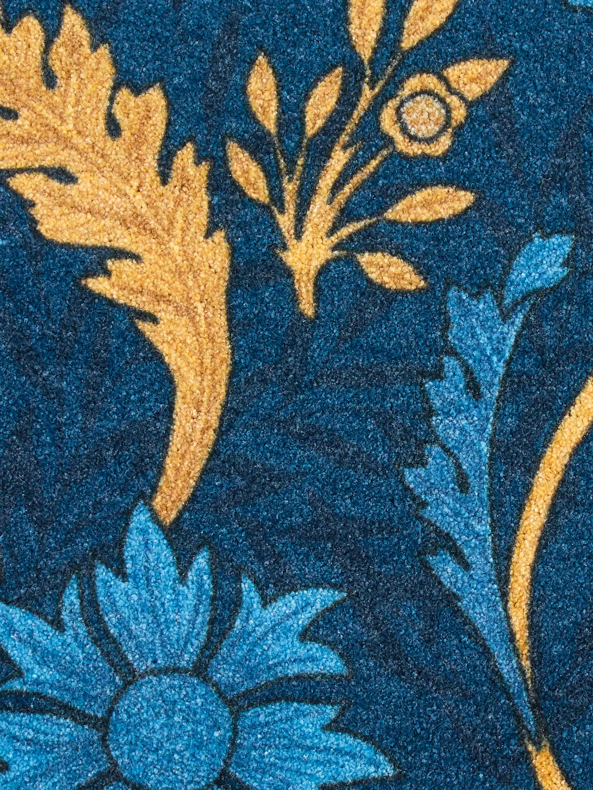 Artsy Mats William Morris Blue Floral Washable Non-Slip Indoor Doormat W: 80 cm, D: 50 cm – 2