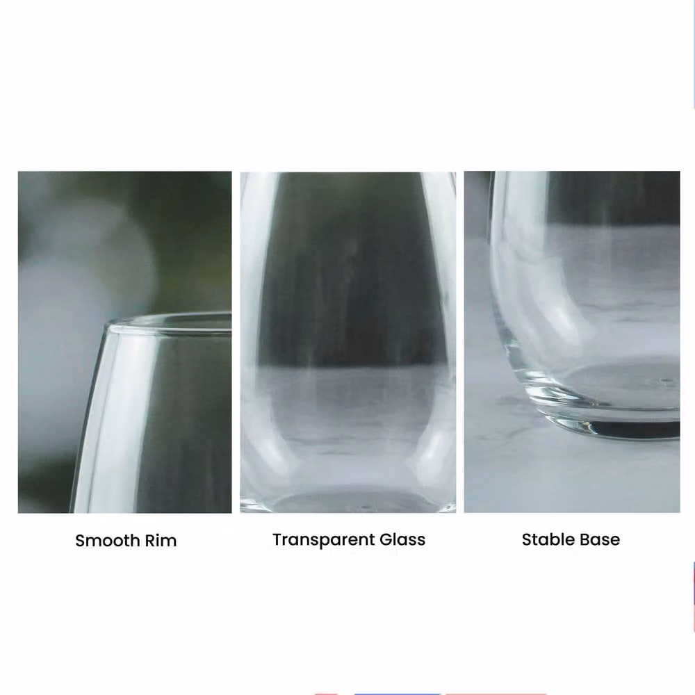 Uniqueful Personalised Corto Stemless Gin and Tonic Glass, 590 ml, Clear – 2
