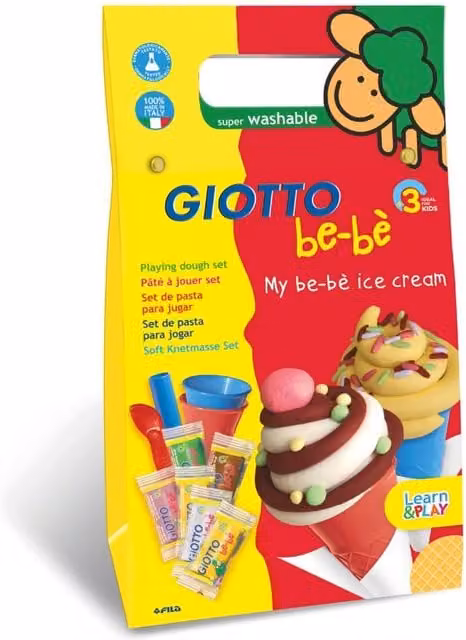 Giotto be-be My Ice Cream Modelling Set, 11 Piece, Multi Colour