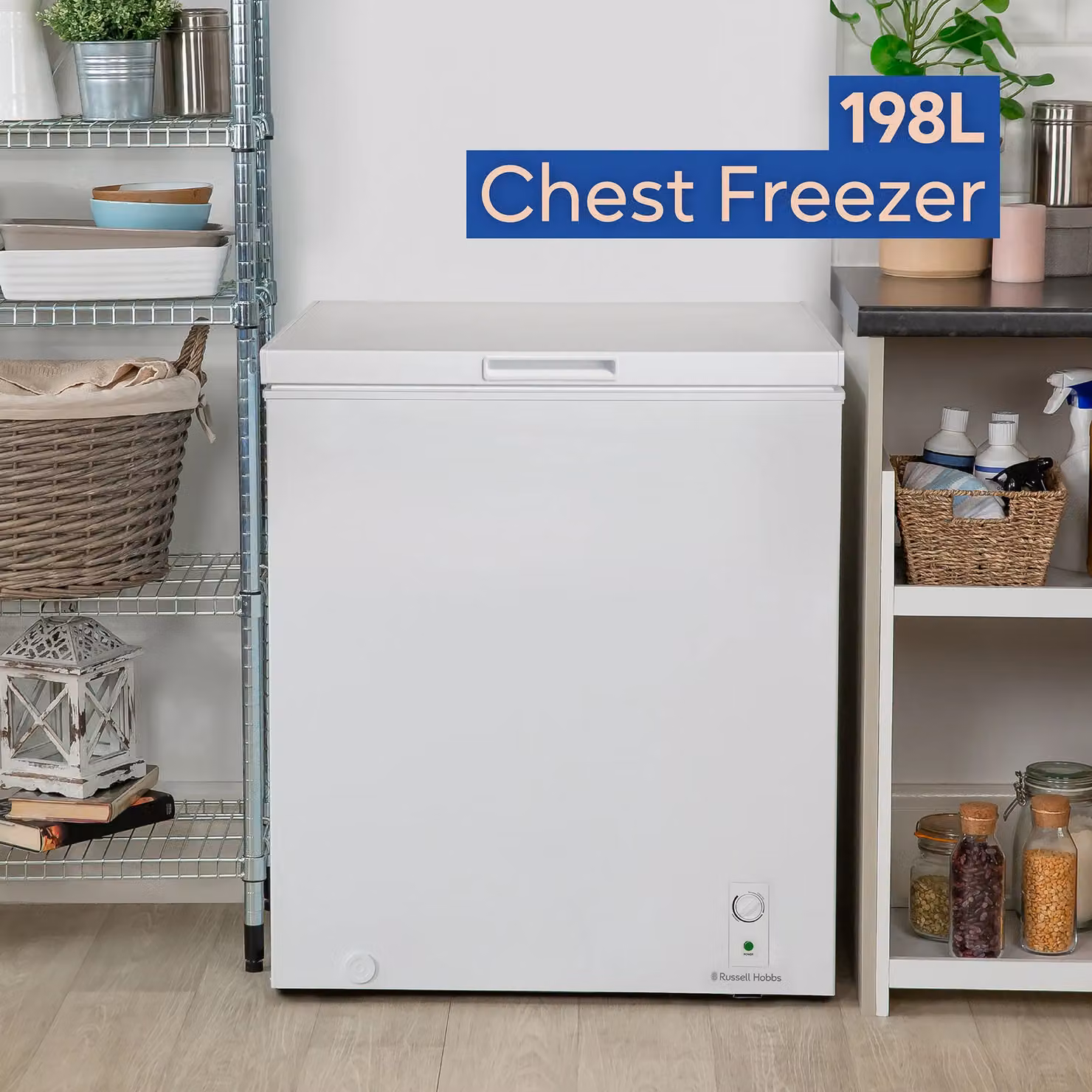 Russell Hobbs 198L White Chest Freezer RH198CF0E1 – 3