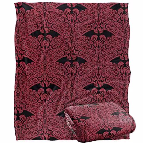 LOGOVISION Game of Thrones House of the Dragon Throw Blanket, White and Multicolour, W/D/H: 152 x 127 cm – 1
