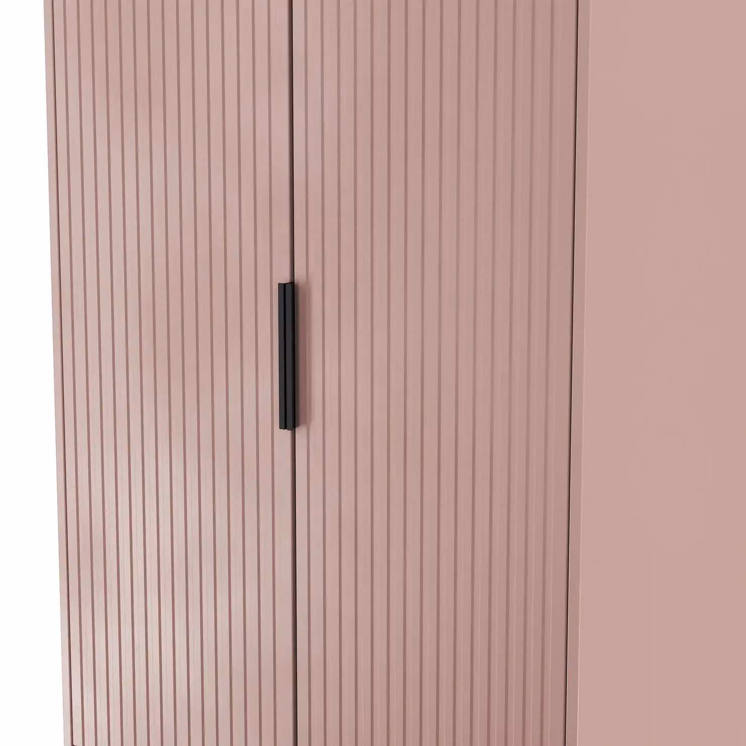 Ready Assembled 2 U Menai 2 Door 2 Drawer Wardrobe in Dusty Pink – 3