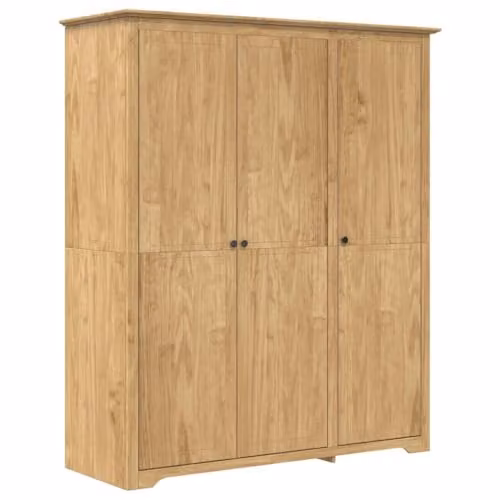 vidaXL BODO Wardrobe in Brown, W/D/H: 146 x 53.5 x 173 cm