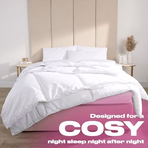 Brentfords Super King 10.5 Tog Hollow Fibre Duvet, White – 3