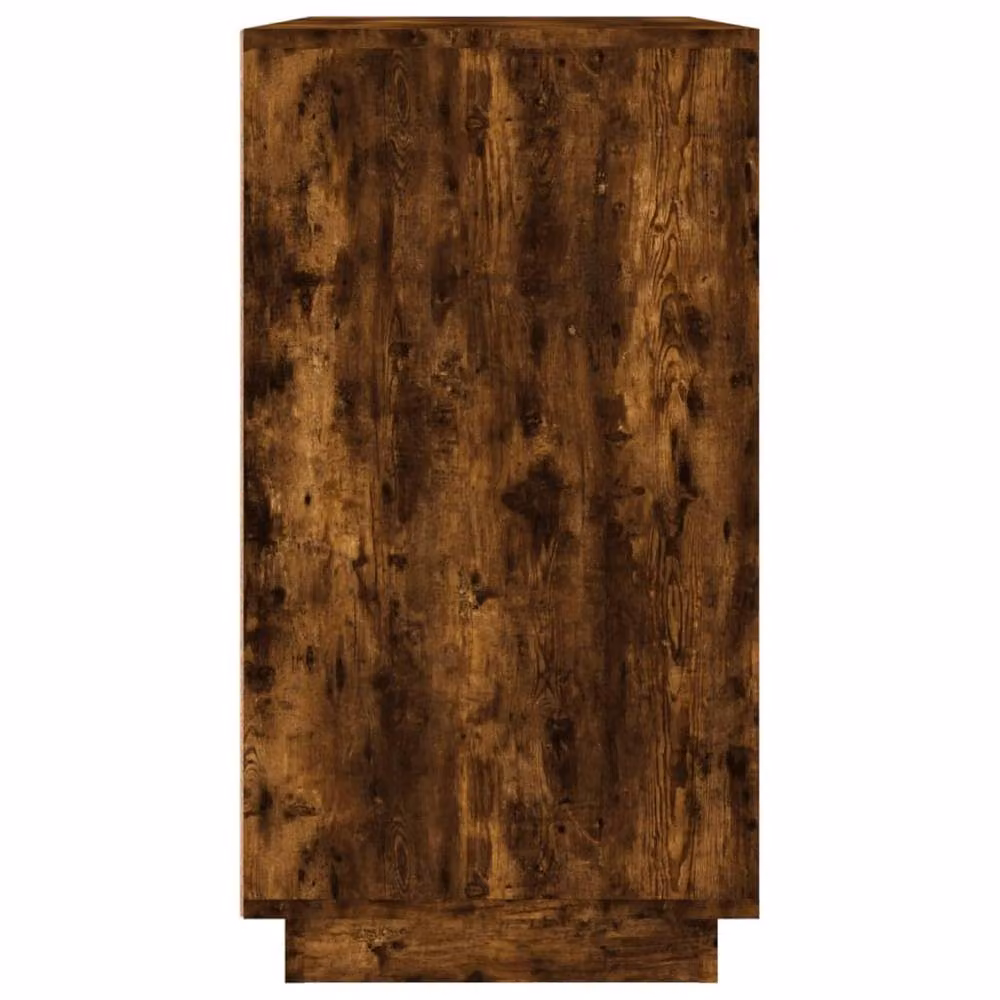 Berkfield Home Smoked Oak Sideboard in Brown, W/D/H: 80 x 34 x 75 cm – 4