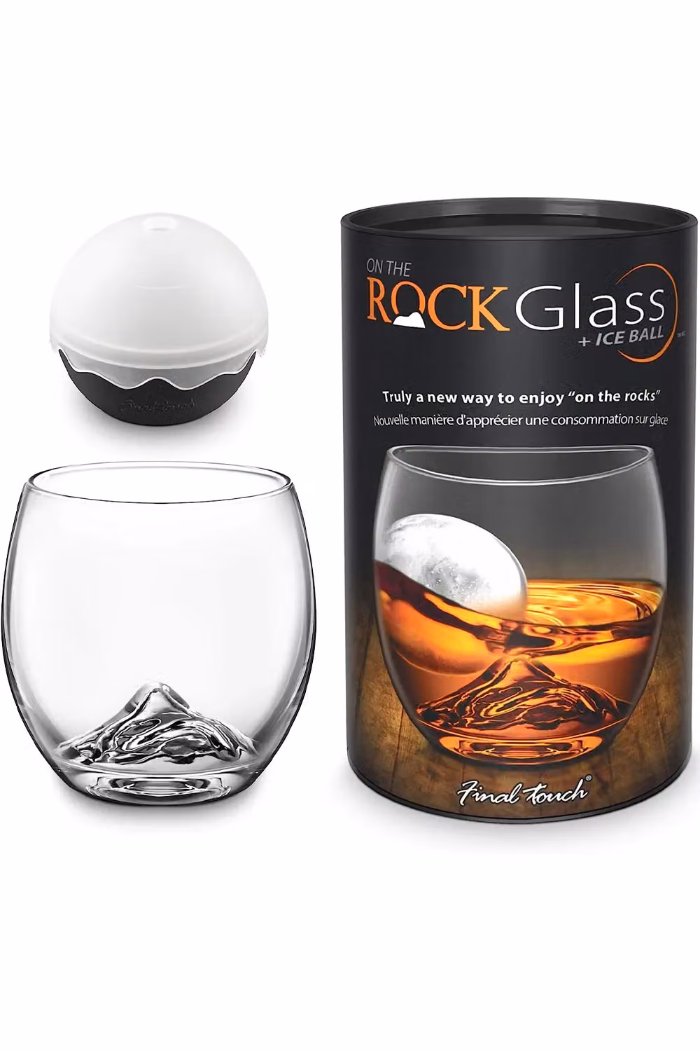 Final Touch On the Rocks Glass and Ice Ball Mould Set in Transparent – 11