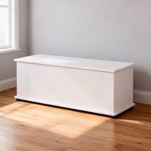ERGOVEXA 113L White Storage Chest, W/D/H: 100 x 40 x 40 cm – 1