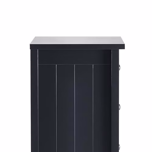Julian Bowen Maine 5 Drawer Tall Chest in Anthracite, W: 44 cm, D: 48 cm, H: 114 cm – 4