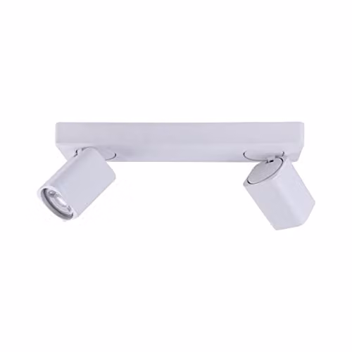 Netlighting Senova Modern 2 Light Twin Ceiling Spotlight GU10 in White