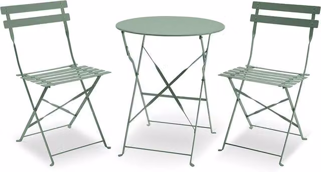 Royalcraft Padstow Bistro Folding Set in Matt Green