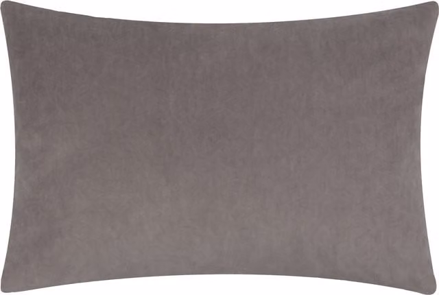 Darland Velvet and Linen Rectangular Cushion Cover in Beige, Brown or Grey