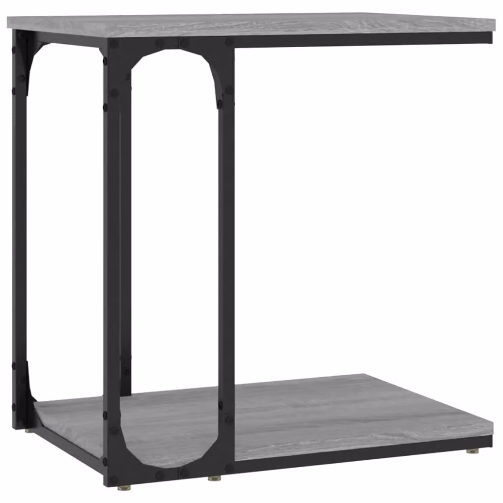 Berkfield Home Grey Sonoma Side Table, W/D/H: 50 x 35 x 52 cm – 2