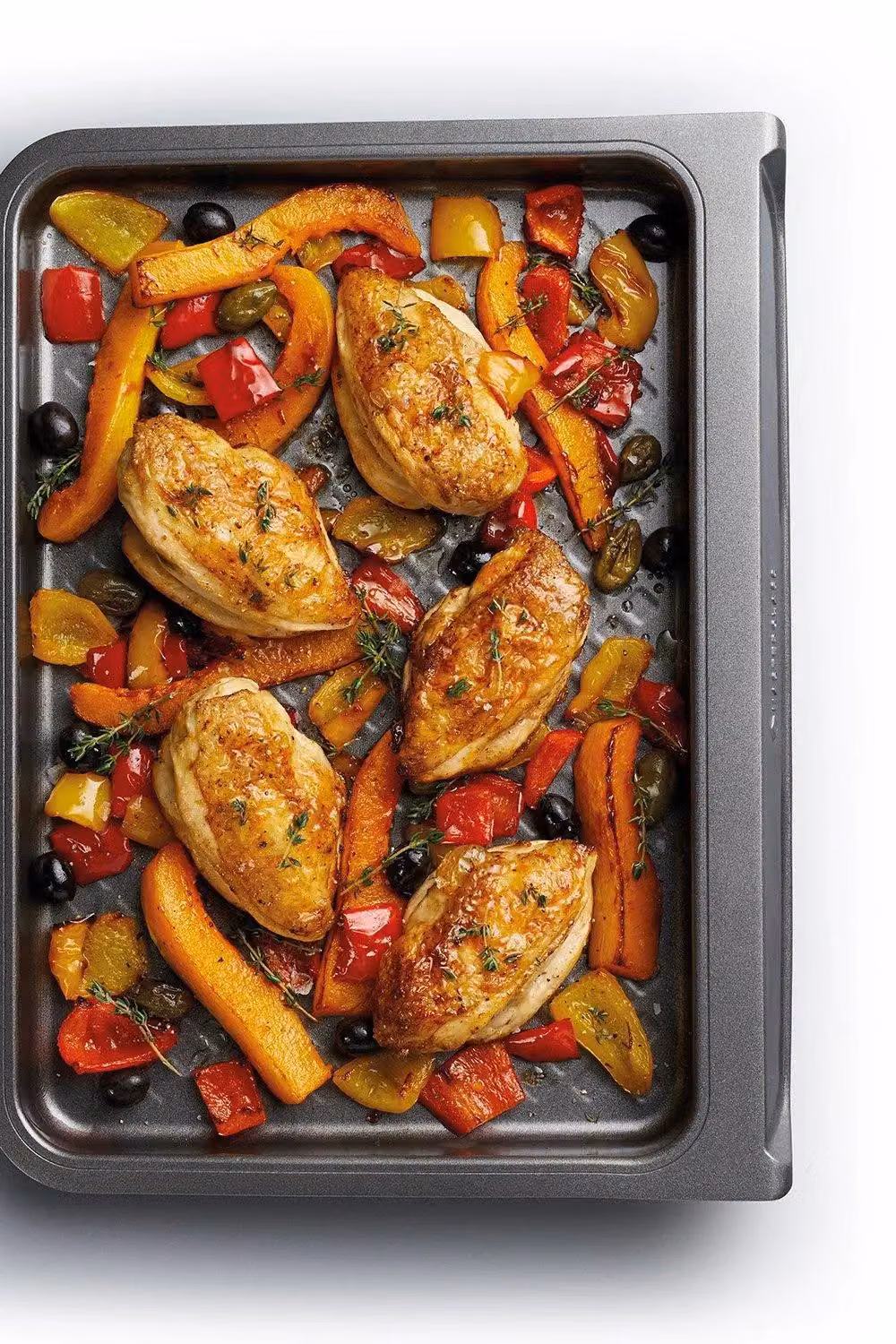 MasterClass Non-Stick Rectangular Carbon Steel Baking Sheet, Grey, W: 40.5 cm, D: 31 cm – 2