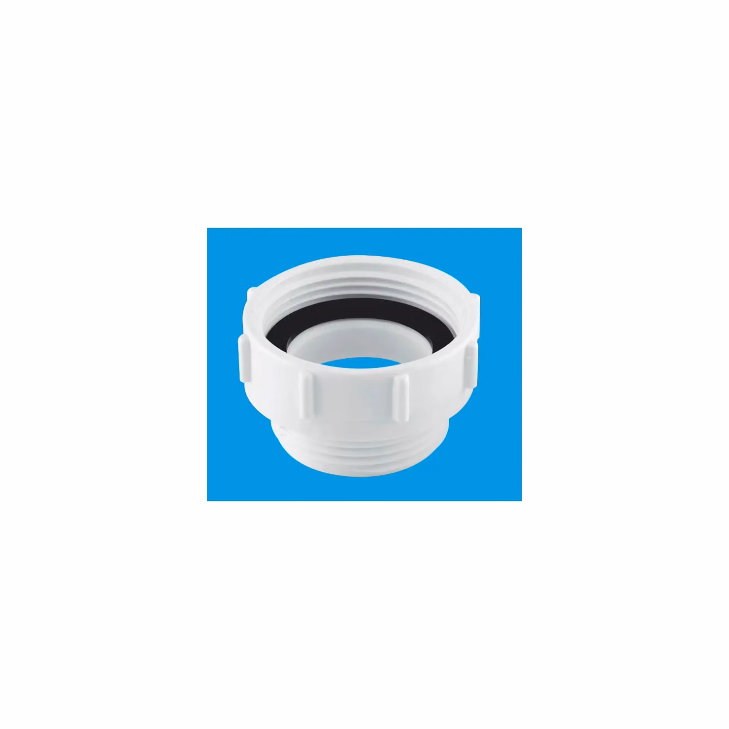 McAlpine T12C White Plastic 2 inch x 1.5 inch BSP Coupling – 2